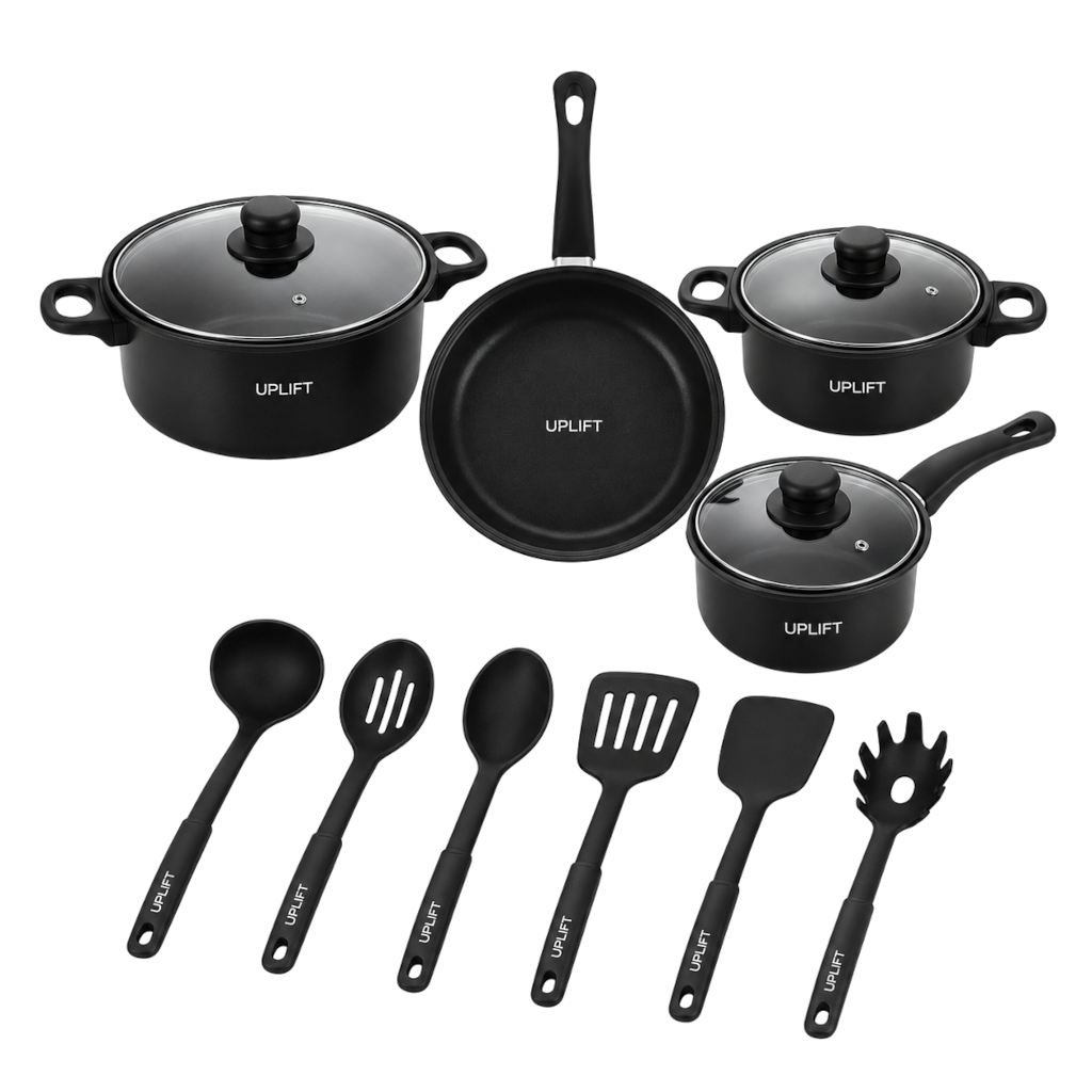 Uplift 13 Piece Cookware & Utensil Set